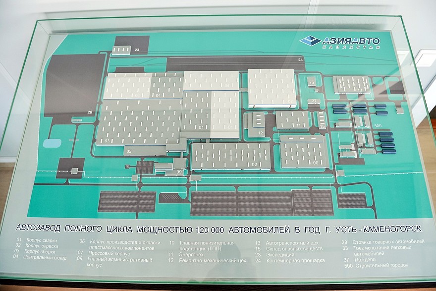 План строящегося в Усть-Каменогорске завода полного цикла