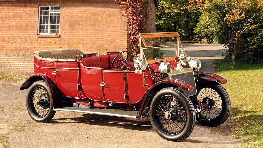 На фото: Lanchester модель 1912