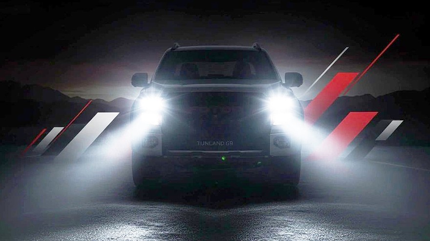 Тизер Foton Tunland G9 для РФ (высветленная версия)