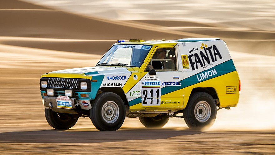 30 years on: Nissan’s iconic 1987 Paris-Dakar rally car rides