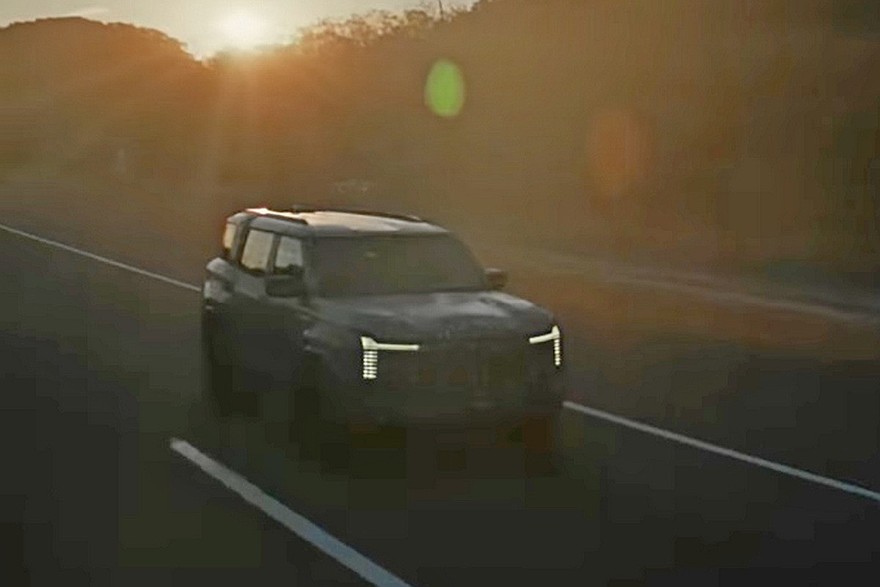 Внедорожник Mitsubishi, засвеченный в начале года