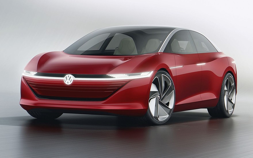 Электрический концептуальный седан Volkswagen I.D. Vizzion, представленный весной этого года в Женеве, превратиться в серийный I.D. Aero, который будет конкурировать с Tesla Model S.