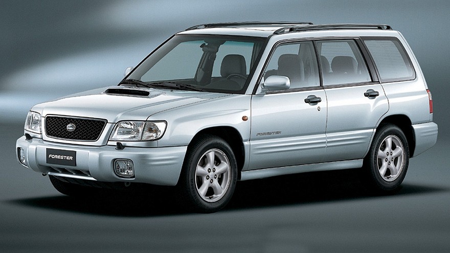 На фото: Subaru Forester S-Turbo (SF) '2000–02