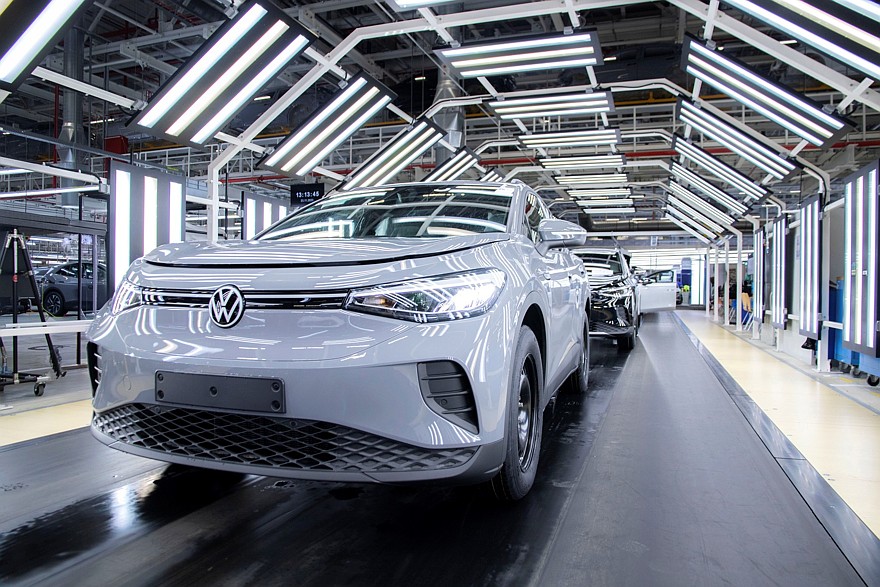 Производство Volkswagen ID.4 и ID.5 на заводе в Эмдене