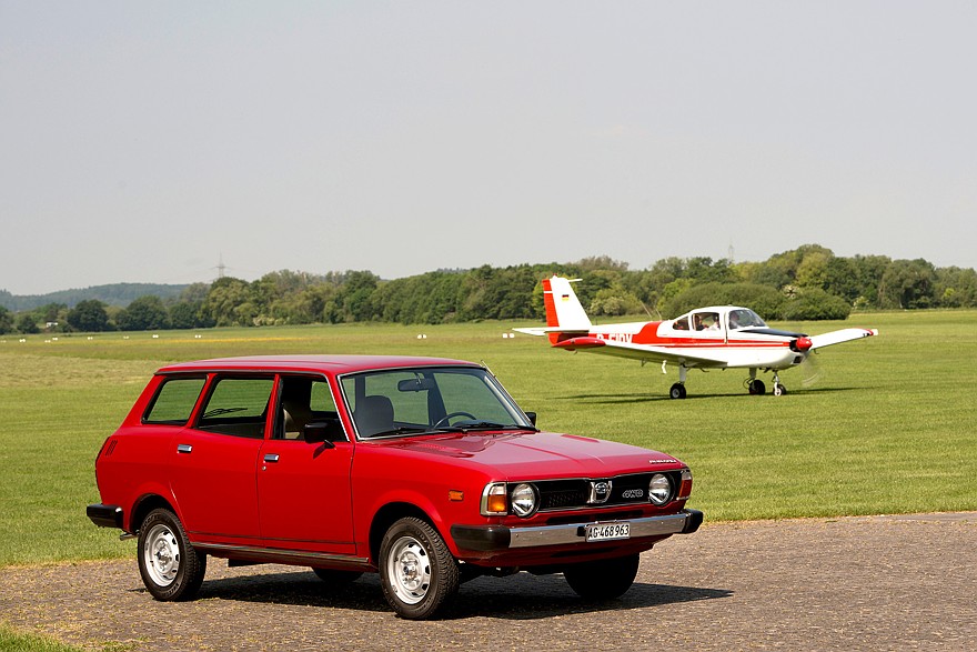 Базовый переднеприводный Subaru Leone Wagon (1972–1981)