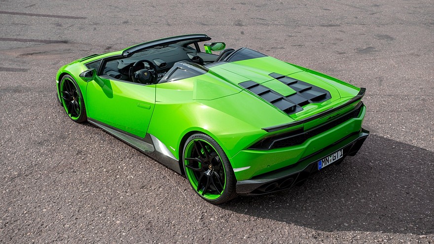 Lamborghini Huracan Spyder получил новый тюнинг-пакет от Novitec Torado