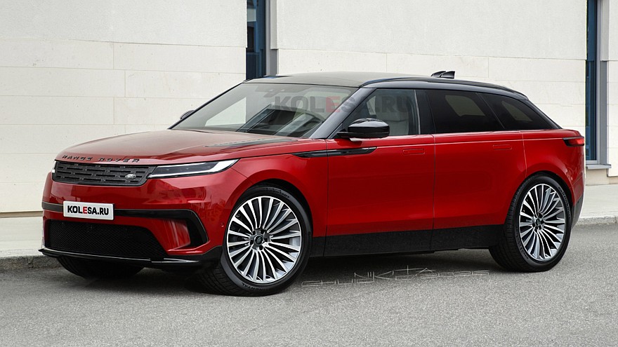 Рендер нового Range Rover Velar