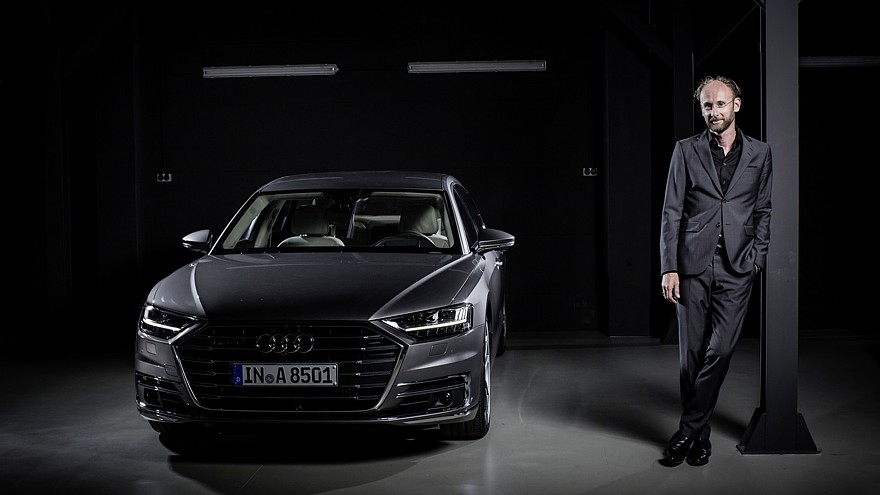 A8 и шеф-дизайнер Audi Марк Лихте
