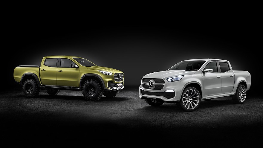 На фото: Mercedes-Benz X-Class Concept. Обещают, что серийная версия будет максимально близка к прототипу