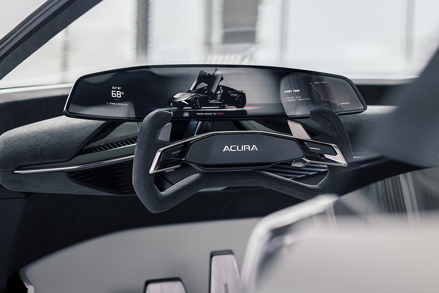 На фото: салон концепта Acura Nexera Vision