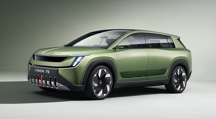 Концепт Skoda Vision 7S 2022 года