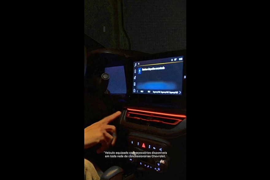 Интерьер Chevrolet Sonic. Контурная подсветка будет доступна за доплату