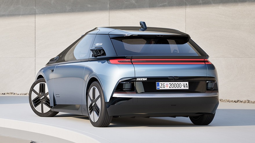 Двухместный беспилотный электромобиль Verne