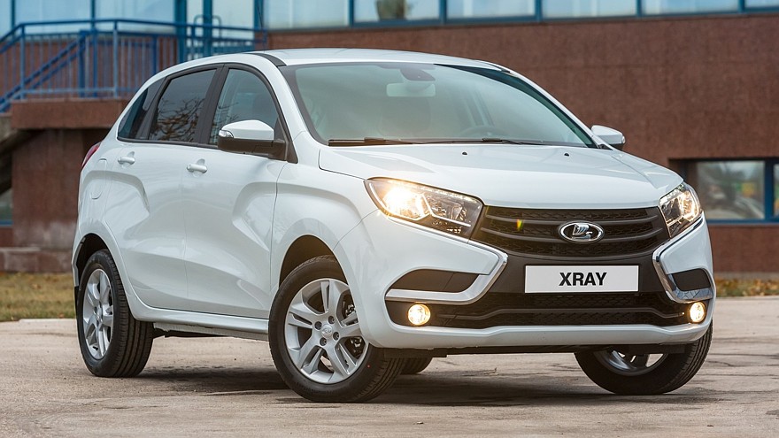 Lada XRAY (GAB) '12.2015–н.в. белый три четверти