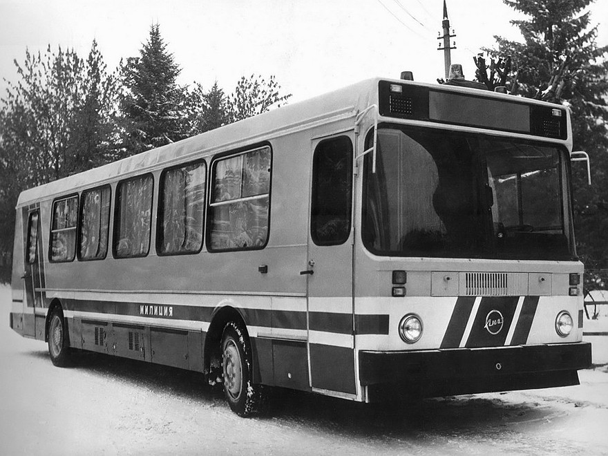 Командо-штабной автобус милиции ЛиАЗ-5256 для оперативно-выездных мероприятий