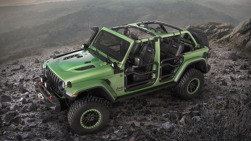 Mopar is displaying a customized all-new 2018 Jeep® Wrangler Ru