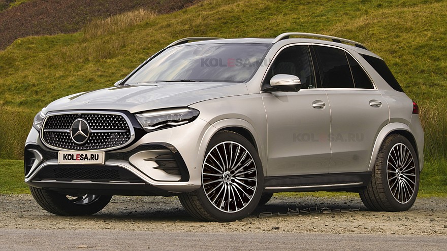Рендеры обновлённого Mercedes-Benz GLE