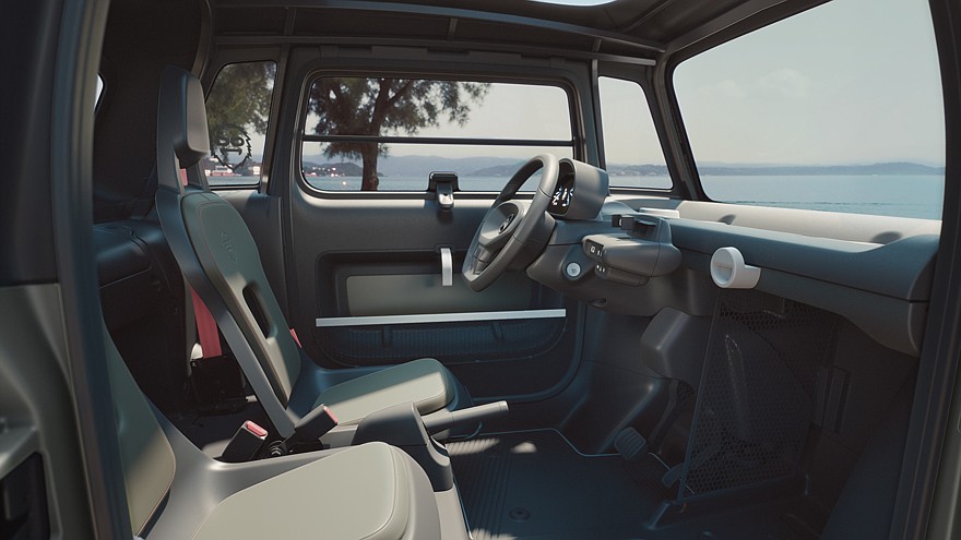На фото: салон Citroën Ami Outdoor
