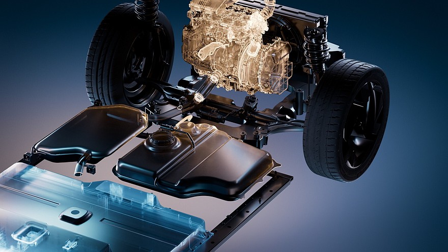 Вариант исполнения платформы RGEV medium 2.0 для plug-in гибридов