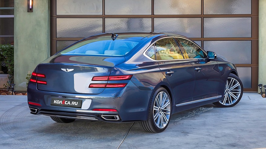 Genesis G80 rear2