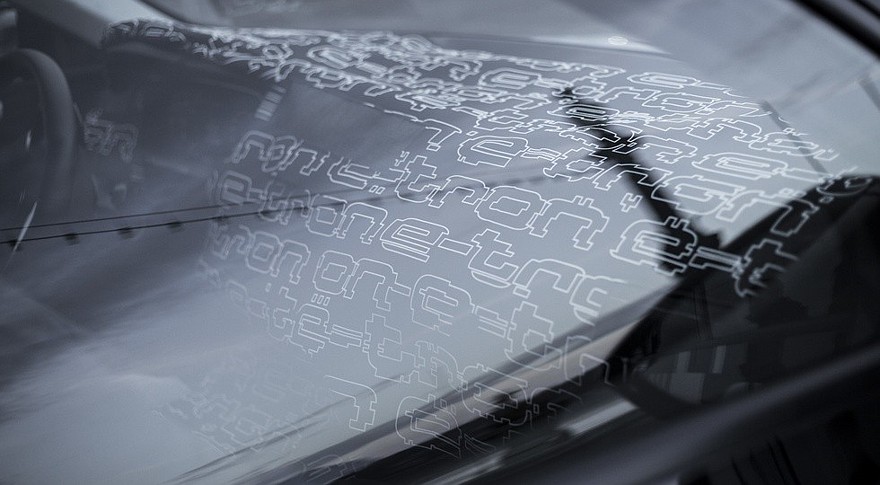 The Audi e-tron prototype in Geneva
