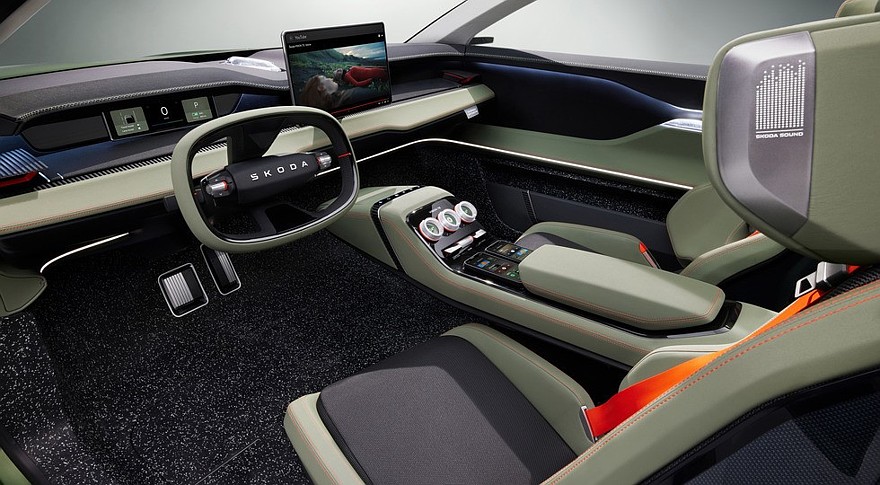 Концепт Skoda Vision 7S 2022 года