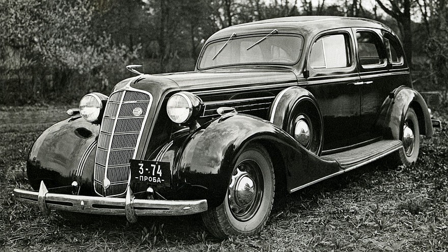 На фото: ЗиС-101 Предсерийный '1936