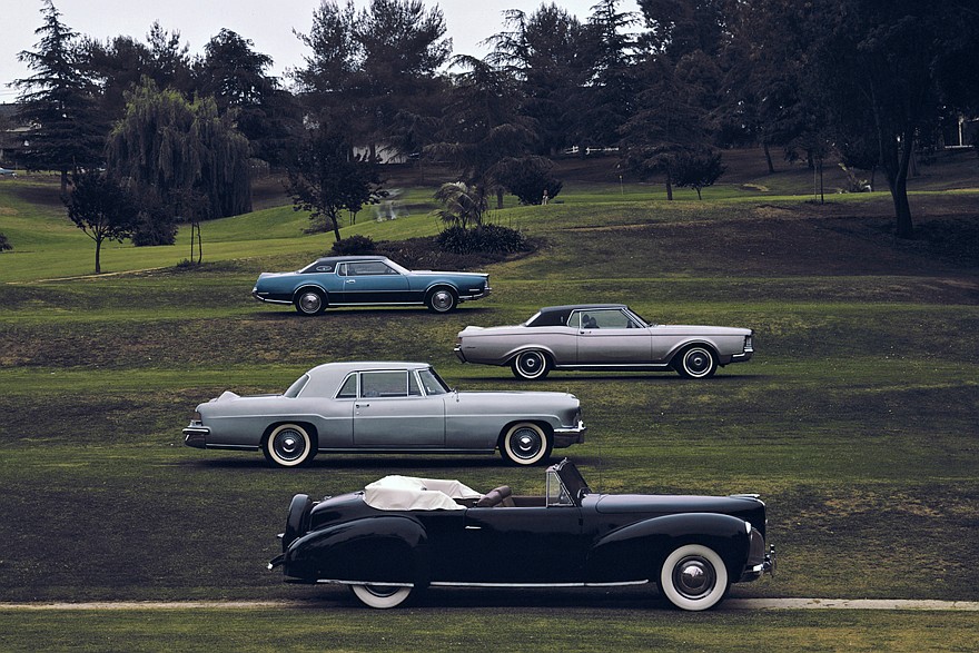 Семейство от 40-х до 80-х в сборе: Lincoln Continental Mark III, Continental Mark II, Lincoln Zephyr Continental Cabriolet, Lincoln Continental Mark IV
