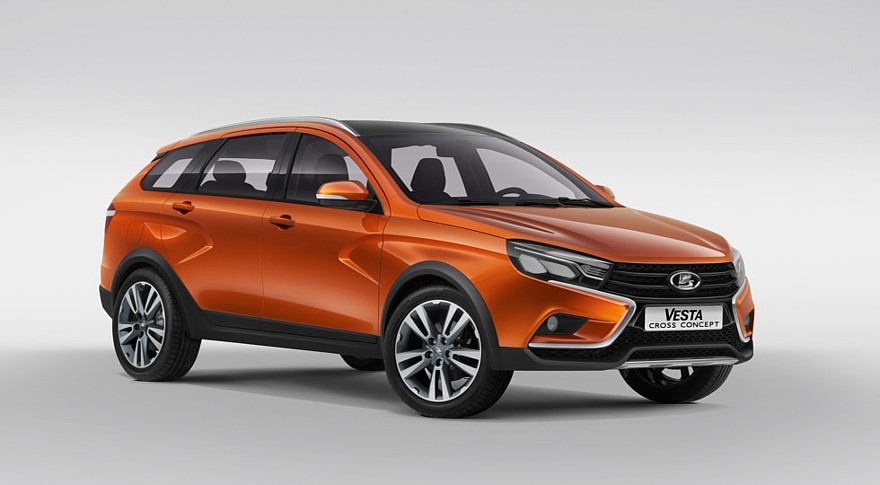 На фото: Lada Vesta SW Cross Concept