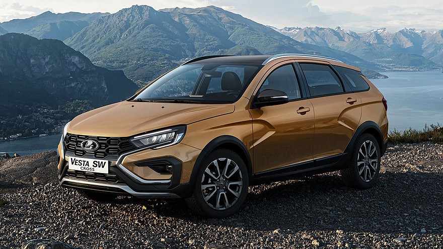 На фото: универсал Lada Vesta SW Cross