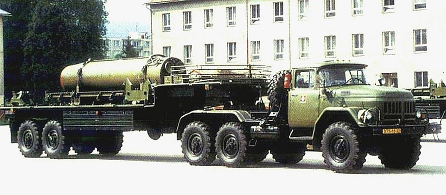 Транспортная машина 9Т240 ракетного комплекса «Ока» (фото M. Gyurosi)
