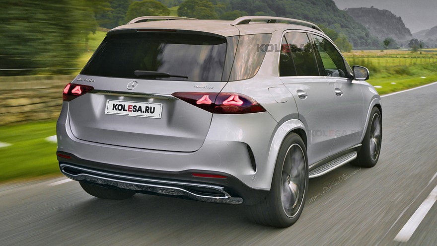 Рендеры обновлённого Mercedes-Benz GLE