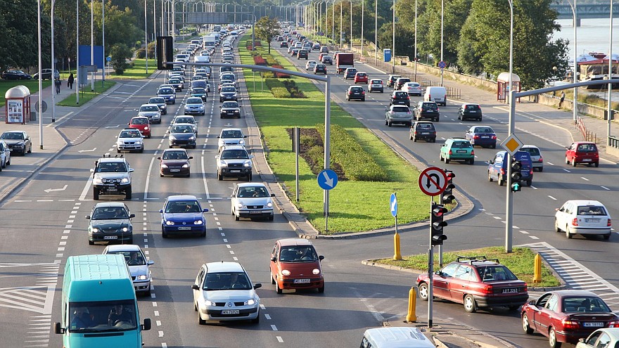 Warsaw traffic congestion