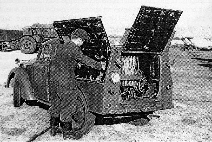 Аэродромная электростартерная машина АПА-7 в Народной армии ГДР