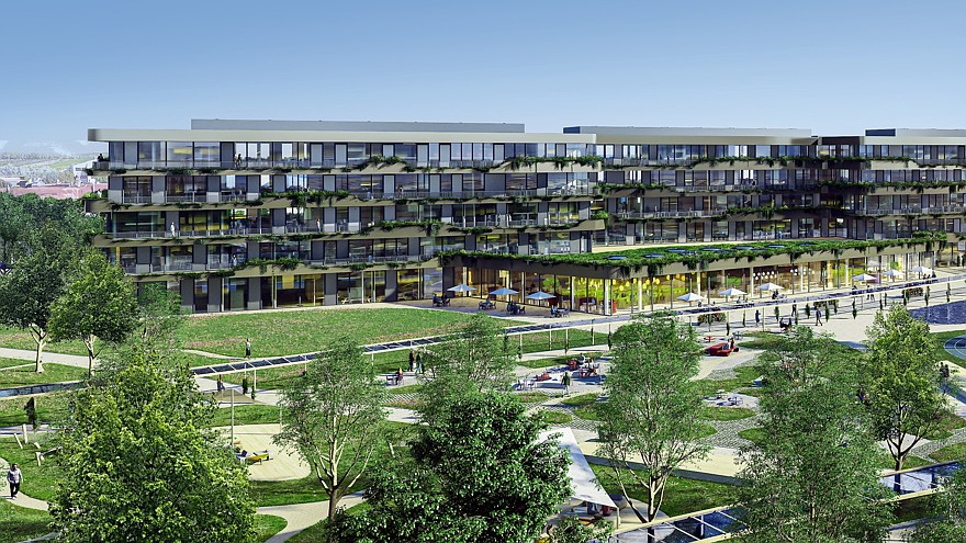 Рендеры новой штаб-квартиры Opel grEEn-campus