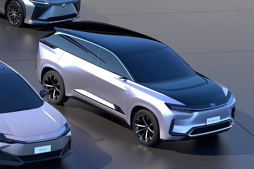 Концепт Toyota bZ Large, засвеченный еще в 2021 году