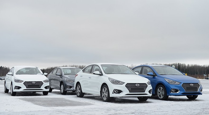 На фото: Hyundai Solaris нового поколения