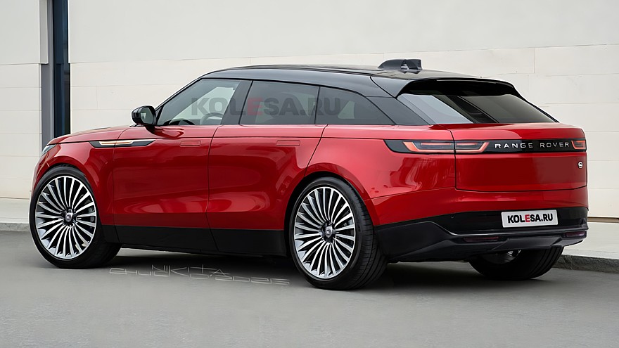 Рендер нового Range Rover Velar