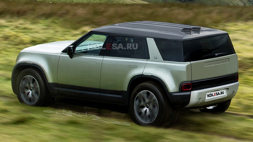 Рендер Land Rover Defender Sport