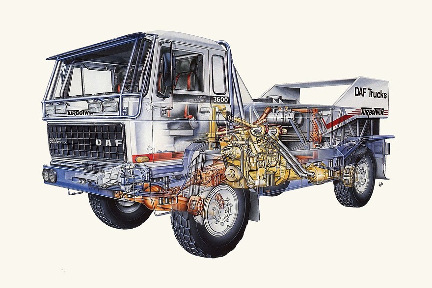 DAF TurboTwin: грузовой монстр, каких Дакар уже не увидит никогда9