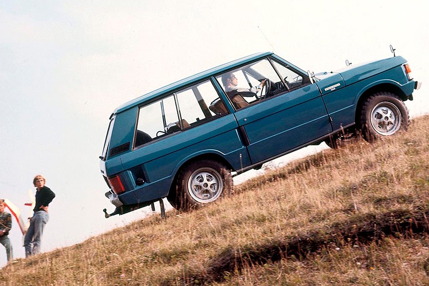 Range Rover убедительно показывал, что он может ехать везде, где нужно