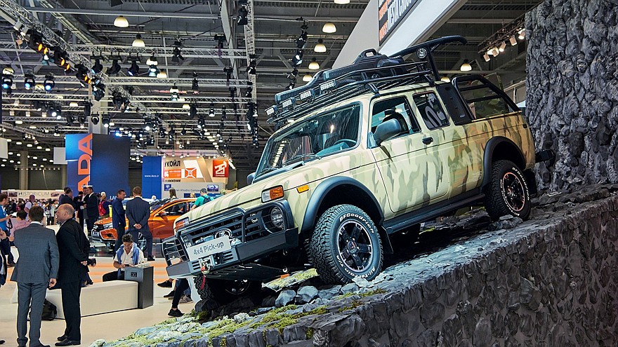 На фото: Lada 4x4 Pick-up, демонстрирующий потенциал внедорожника для тюнинга