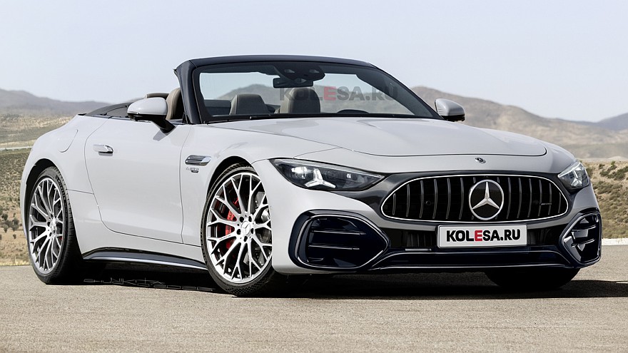 Обновлённый Mercedes-AMG SL: первые изображения