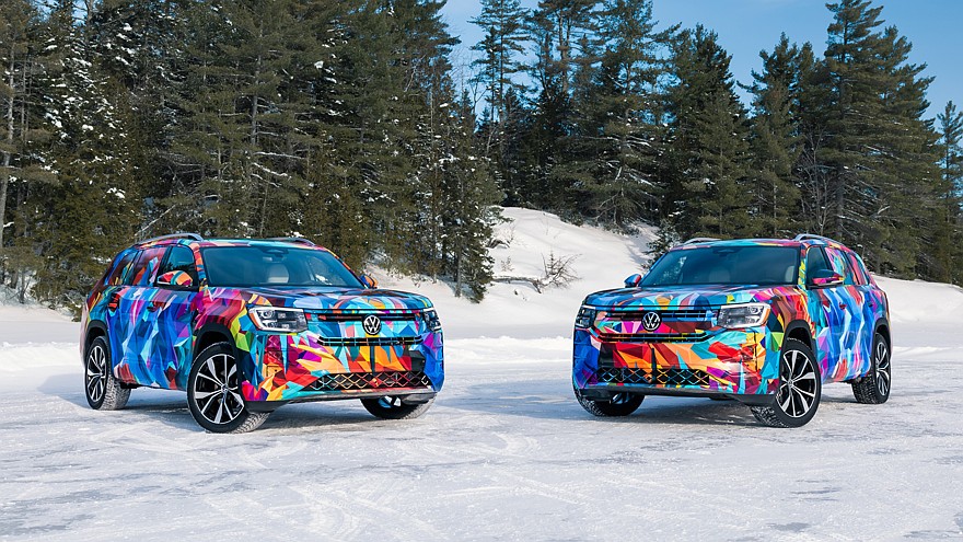 На фото: прототип нового Volkswagen Atlas