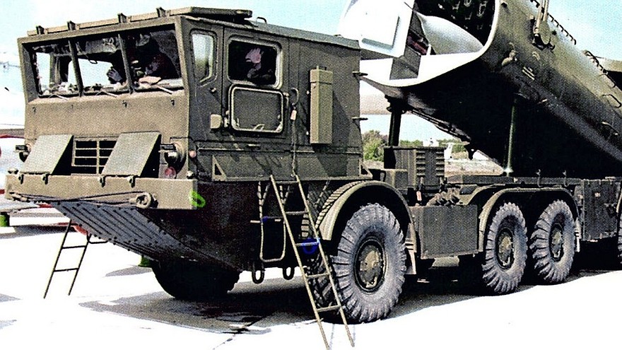 Установка СПУ-243 комплекса «Рейс-Д» на шасси БАЗ-135МБ (из архива СКБ ЗИЛ)
