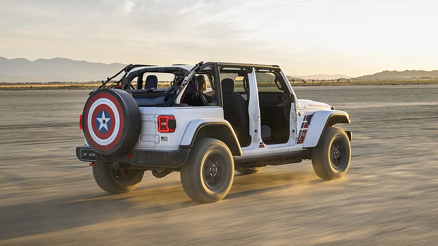 Внедорожник Jeep Wrangler обзавёлся супергеройской спецверсией America250