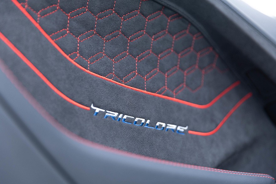 На фото: салон Lamborghini Temerario Tricolore