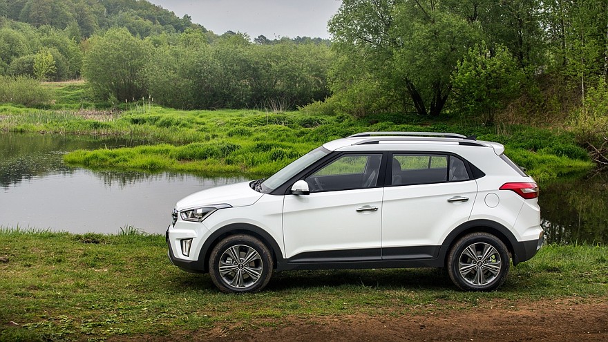 Hyundai Creta CIS-spec '08.2016–н.в. белый сбоку