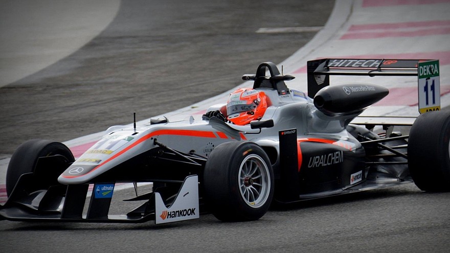 Выступающий в европейской Формуле-3 Никита Мазепин впервые сядет за руль болида Формулы-1