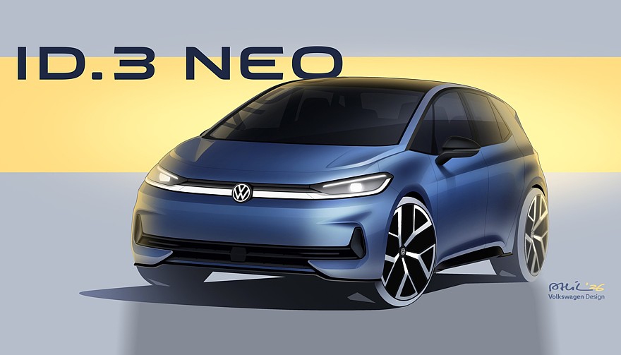 Volkswagen ID.3 Neo сзади